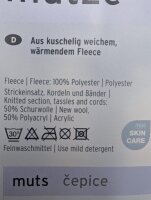 Winter Fleece Mütze kuschlig & warm