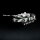 RC Panzer "German Leopard 2A6" Schnee Tarnung Lackiert Heng Long 1:16 mit Stahlgetriebe -2,4Ghz V7.0