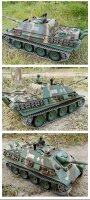RC Panzer "Jagdpanther" Heng Long 1:16 mit Rauch&Sound und Stahlgetriebe - V7.0 - 2,4Ghz - PRO