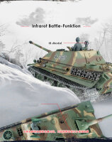 RC Panzer "Jagdpanther" Heng Long 1:16 mit Rauch&Sound und Stahlgetriebe - V7.0 - 2,4Ghz - PRO
