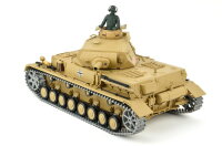 RC Panzer "Kampfwagen IV Ausf.F-1" Heng Long 1:16 Grau mit R&S+Metallgetriebe+Metallketten +2,4Ghz -PRO -V7.0