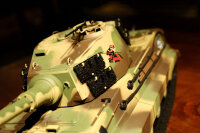 RC Panzer "Deutscher Königstiger - Henschelturm" 1:16 Heng Long mit Rauch und Sound , Stahlgetriebe + 2,4Ghz -V7.0 - Upg